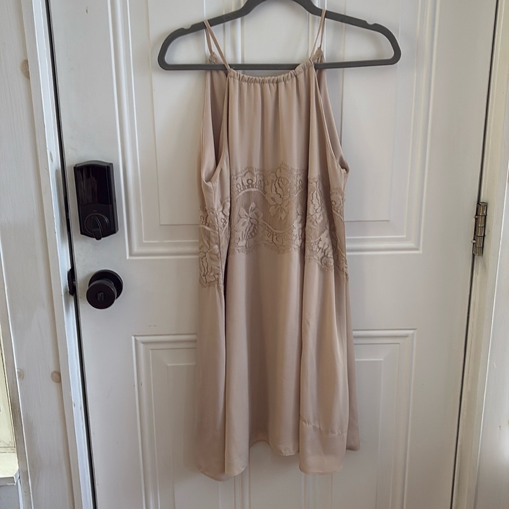 Alya Cream Mini Dress